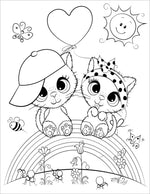 Schattige Katten Kleurboek voor Kinderen 4-8 jaar